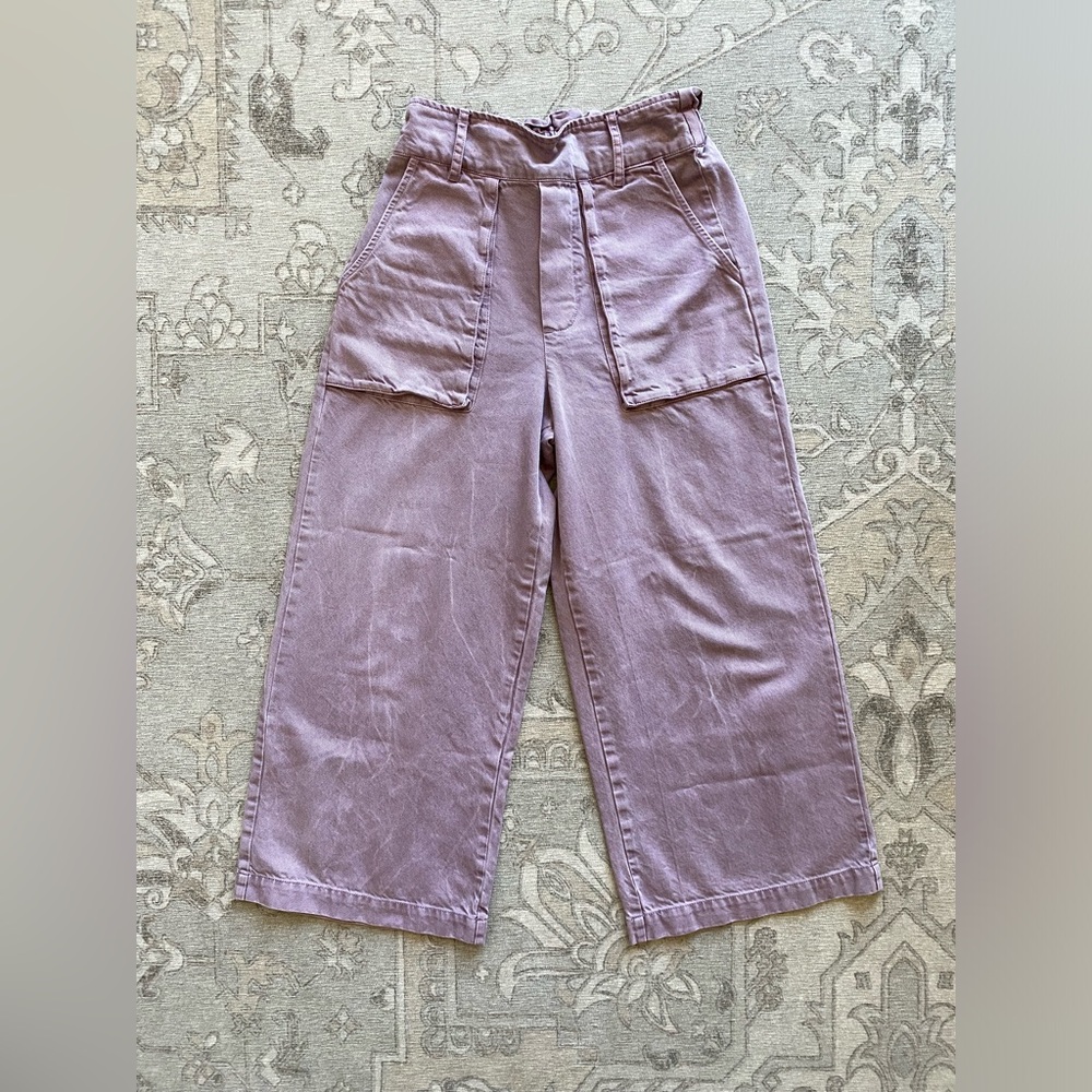 Young Fabulous and Broke Wide Leg Cropped Pants